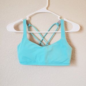 Lululemon Blue Sports Bra Size 6